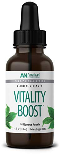 American Nutriceuticals  Vitality Boost  4 fl oz  Organic Fulvic Mineral Complex  Rich in Natural Electrolytes Amino Acids   Trace Minerals  Supports Natural Energy