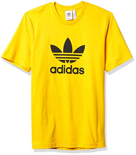 adidas Originals mens Trefoil Tee Gold Medium