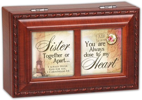 Cottage Garden Sister Woodgrain Petite Music BoxJewelry Box Plays Friend In Jesus Cottage Garden Sister Woodgrain Petite Music BoxJewelry Box Plays Friend In Jesus