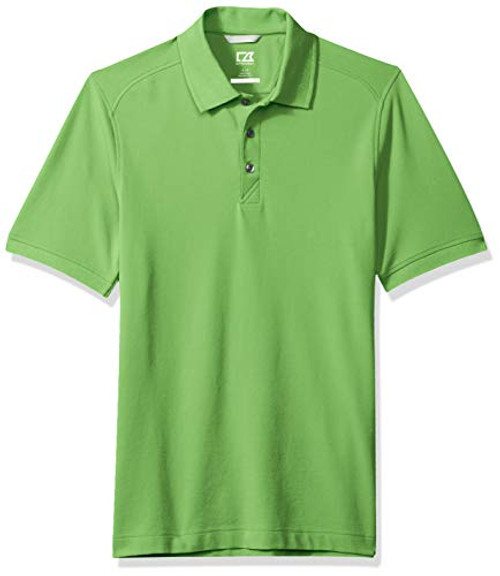 Cutter   Buck Mens Big and Tall Big   Tall 35UPF Short Sleeve Advantage Polo Shirt Cilantro 3XB