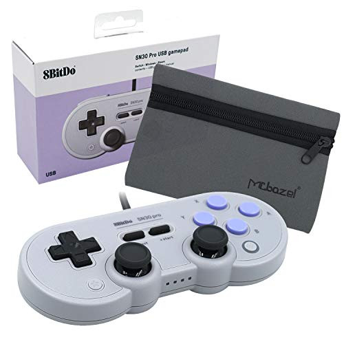 Mcbazel SN30 Pro Wired USB Gamepad Controller for Nintendo Switch Windows PC Raspberry Pi SN Edition with Pouch