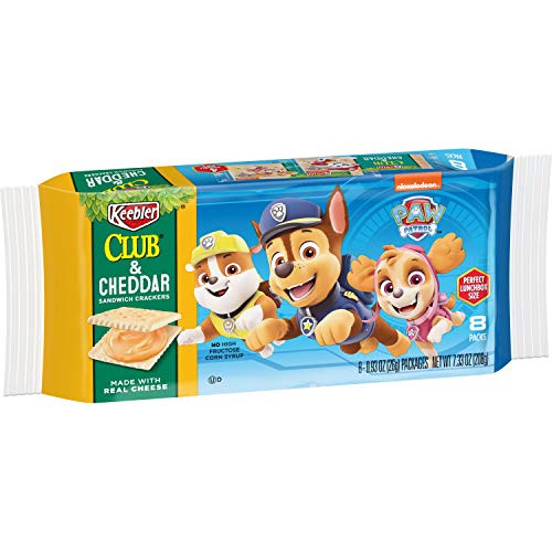 Keebler PAW Patrol Sandwich Crackers Club and Cheddar Made with Real Cheese 7_33oz Pack Pack of 12 Keebler PAW Patrol Sandwich Crackers Club and Cheddar Made with Real Cheese 7_33oz Pack Pack of 12
