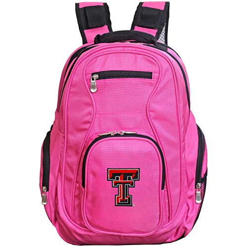 NCAA Texas Tech Red Raiders Voyager Laptop Backpack 19-inches Pink