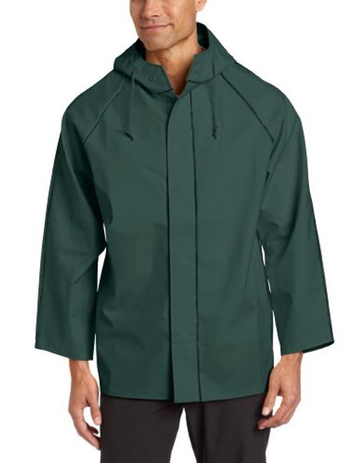 Dutch Harbor Gear Mens Quinault Rain Jacket Green XX-Large