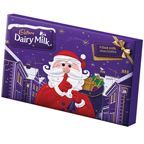 Cadbury Secret Santa Dairy Milk Advent Calendar 200G