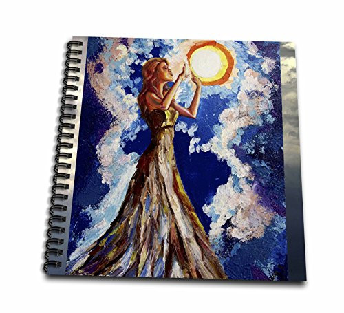 3dRose db-54925-1 A Goddess Blowing The Moon Across The Sky Drawing Book 8 by 8-Inch 3dRose db-54925-1 A Goddess Blowing The Moon Across The Sky Drawing Book 8 by 8-Inch