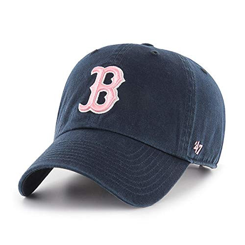 47 Brand Boston Red Sox Clean Up Adjustable Hat - NavyBaby Pink - MLB Baseball Cap 47 Brand Boston Red Sox Clean Up Adjustable Hat - NavyBaby Pink - MLB Baseball Cap