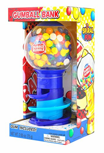 Dubble Bubble Spiral Fun Gumball Bank 1_05 Lb