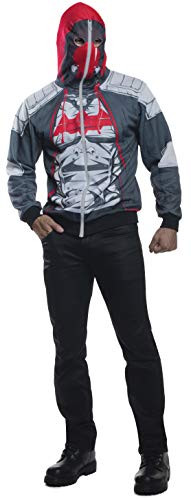 Rubies Mens Arkham Knight Red Hood Hoodie Multi Small