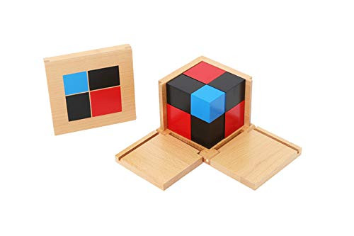 Adena Montessori Binomial Cube Montessori Sensorial Educational Toys for Kids