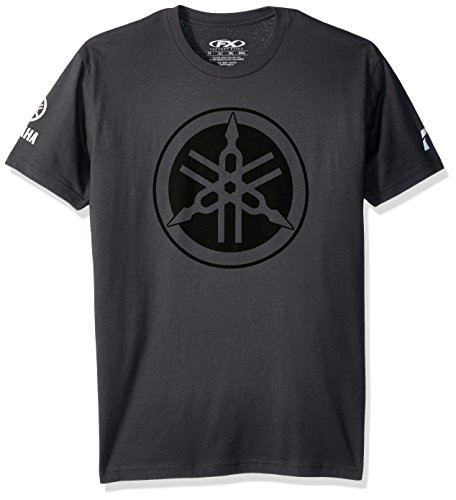 Factory Effex 16-88290 YAMAHA Tuning Fork T-Shirt Charcoal Medium