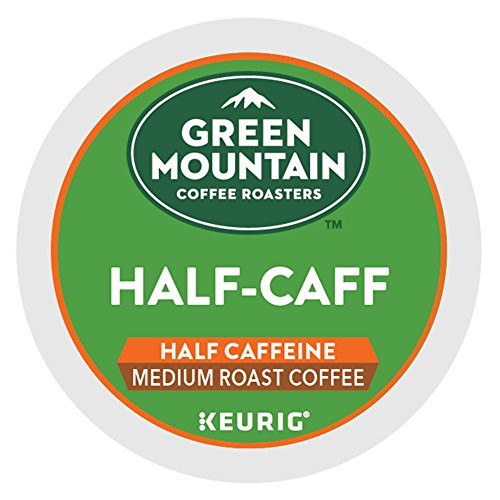 Green Mountain Coffee Roasters Half-Caff single serve K-Cup pods for Keurig brewers 24 Count