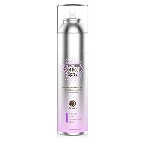 Root Boost Foam Spray Creates Volume for Lifeless Hair  Add Major Body for All Hair Types  Paraben Free, Humidity Resistant Root Volumizer for Dazzling Lift and Fullness by Osensia 8.5oz