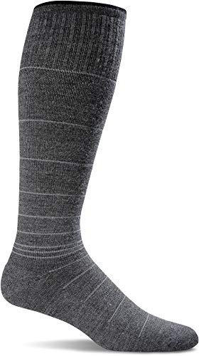 Sockwell Mens Circulator Graduated Compression Socks Charcoal LargeX-Large