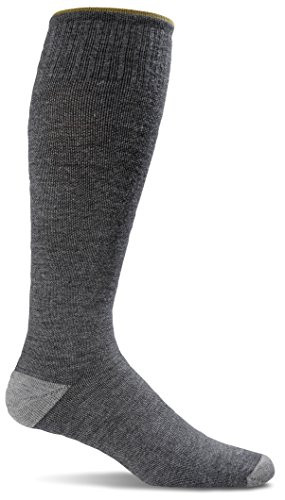 Sockwell Mens Elevation Firm Graduated Compression Sock Grey - MediumLarge