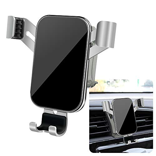 LUNQIN Car Phone Holder for 2016-2020 Honda Civic Big Phones with Case Friendly Auto Accessories Navigation Bracket Interior Decoration Mobile Cell Mirror Phone Mount