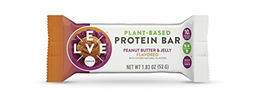 Evolve Plant-Based Protein Bars Peanut Butter Jelly 10g Protein1_83Oz 12 Count Evolve Plant-Based Protein Bars Peanut Butter Jelly 10g Protein1_83Oz 12 Count