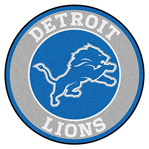 FANMATS 17958 NFL Detroit Lions Roundel Mat FANMATS 17958 NFL Detroit Lions Roundel Mat