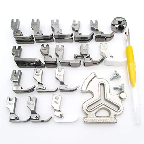 KUNPENG - KP-PF16-1 16PIECE Presser Foot Set fit for JUKI DDL-5550 DDL-5600 DDL-8300 DDL-8500 Singer 188K 191D 195K 196K