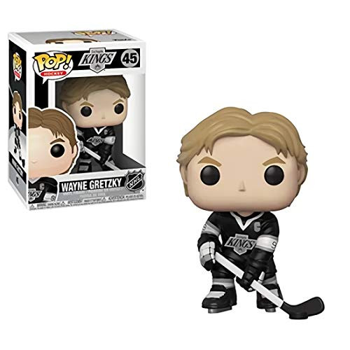 Wayne Gretzky LA Kings NHL Legends x Funko POP Hockey Vinyl Figure   1 POP Compatible PET Plastic Graphical Protector Bundle 045  34826 - B