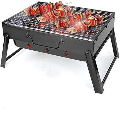 BestFire Charcoal Barbeque Grill Portable BBQ Stainless Steel Outdoor Grill Foldable Patio Grill Barbecue Smoker Grill for Camping Picnic Outdoor Cooking Camping Hiking Garden Party BestFire Charcoal Barbeque Grill Portable BBQ Stainless Steel Outdoor Grill Foldable Patio Grill Barbecue Smoker Grill for Camping Picnic Outdoor Cooking Camping Hiking Garden Party