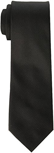 Calvin Klein Mens Oxford Solid Tie black Regular