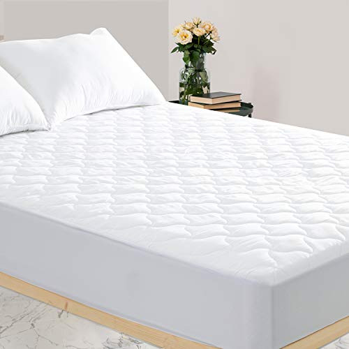 MAKATZ Queen Waterproof Mattress Protector Premium Breathable Mattress Cover Stretches up 8-21 Deep Pocket - Hypoallergenic Cooling Mattress Protector MAKATZ Queen Waterproof Mattress Protector Premium Breathable Mattress Cover Stretches up 8-21 Deep Pocket - Hypoallergenic Cooling Mattress Protector