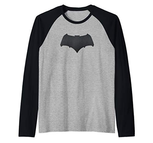 Batman v Superman Batman Logo Raglan Baseball Tee