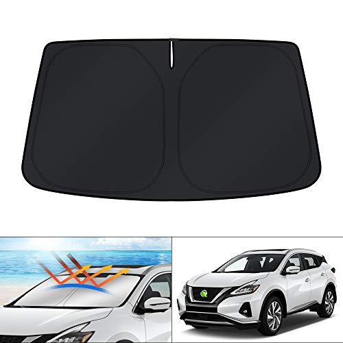 KUST Windshield Sun Shade for Nissan Murano 2015-2020 2021 Sunshade Foldable Sun Visor Protector Blocks UV Rays Keep Your Car Cooler