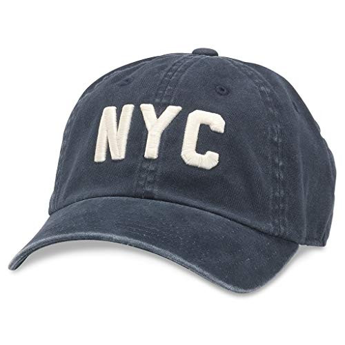 AMERICAN NEEDLE New Raglin New York Baseball Dad Hat 36670A-NY-NAVY