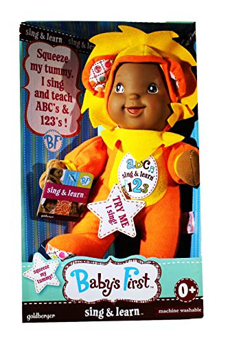 Babys First Goldberger Baby Sing   Learn ABCs   123s Orange and Yellow African