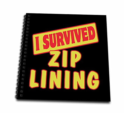 3dRose db-118488-1 I Survived Zip Lining Survial Pride and Humor Design-Drawing Book 8 by 8-Inch 3dRose db-118488-1 I Survived Zip Lining Survial Pride and Humor Design-Drawing Book 8 by 8-Inch
