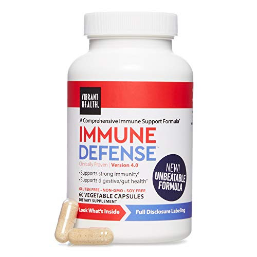 Vibrant Health Immune Defense Natural Support for Immune and Digestive Health 60 Capsules FFP Vibrant Health Immune Defense Natural Support for Immune and Digestive Health 60 Capsules FFP