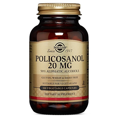 Solgar  Policosanol 20 mg 100 Vegetable Capsules