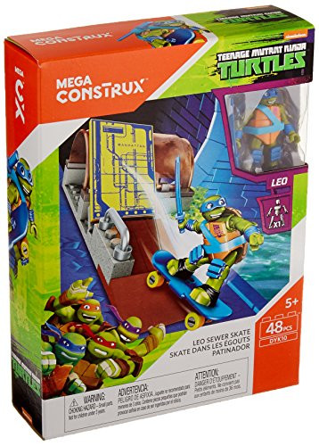 Mega Construx Teenage Mutant Ninja Turtles Leo Sewer Skate