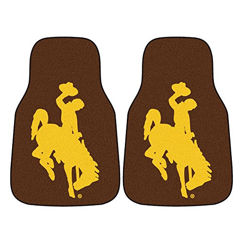 FANMATS NCAA University of Wyoming Cowboys Nylon Face Carpet Car Mat FANMATS NCAA University of Wyoming Cowboys Nylon Face Carpet Car Mat