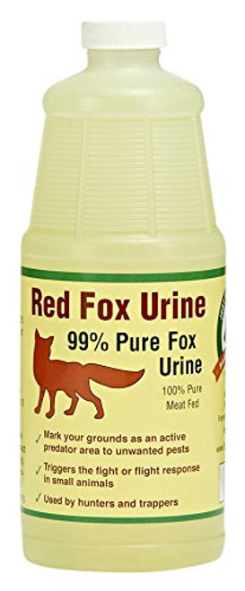 Just Scentsational Bare Ground Solutions FU-32 Red Fox Urine Small Pest Repellent 32 oz 1 Quart Clear