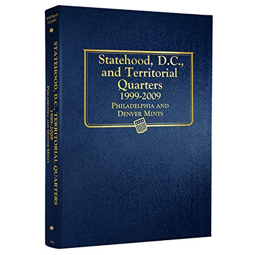 Whitman US Statehood Quarter with D_C_ Territories Coin Album 1999 - 2009 2821 Whitman US Statehood Quarter with D_C_ Territories Coin Album 1999 - 2009 2821