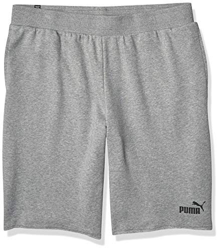 PUMA Mens Essentials 12 Shorts Medium Gray Heather L
