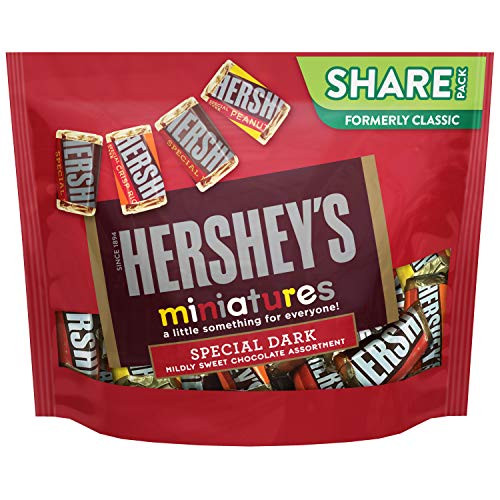 HERSHEYS Miniatures SPECIAL DARK Chocolate Candy Assortment 10_1 oz Pack of 8
