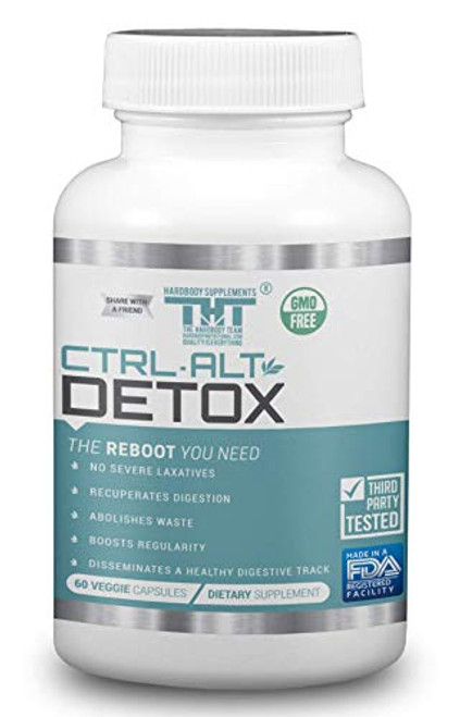 CTL-ALT-Detox and Cleansing Weight Loss Pills  Colon Cleanse with Magnesium Boosts Regularity and for Perfect Digestion  60 Capsules