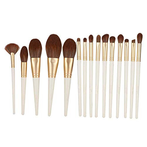 15pcs Eye Shadow Brush Portable Loose Powder Cosmetic Brush Professional Makeup Eyebrow Brush Makeup Tool 15pcs