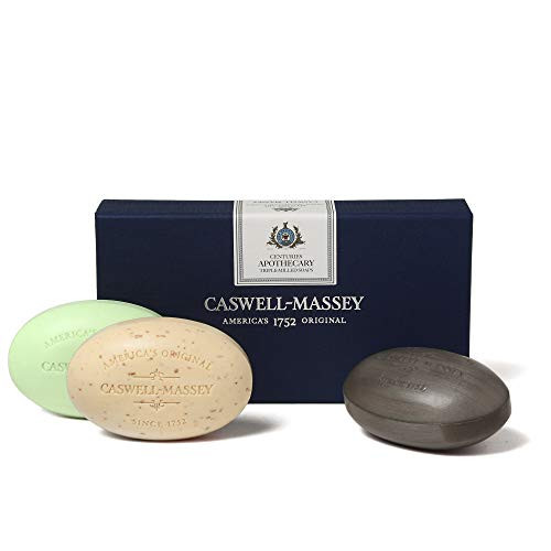 Caswell-Massey Triple Milled Luxury Bath Soap Apothecary Collection  3 Assorted Fragrances - 5_8 Ounces Each 3 Bars
