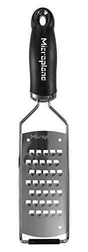 Microplane 45008 Gourmet Series Stainless Steel Extra Coarse Grater  Silver