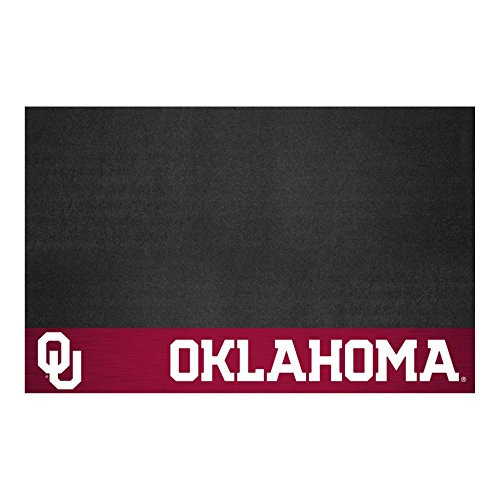 FANMATS NCAA University of Oklahoma Sooners Vinyl Grill Mat