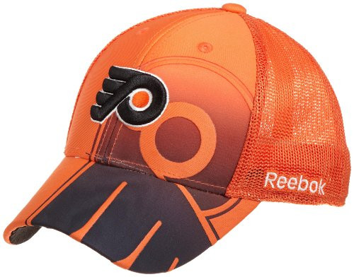 NHL Philadelphia Flyers Game Day Structured Flex Cap- Tx75Z Orange SmallMedium