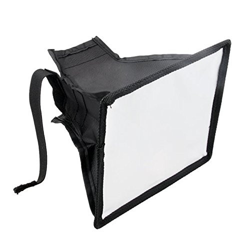 Universal Flash Diffuser Light Softbox 6x5'' Collapsible with Storage Pouch for Canon, Yongnuo and Nikon Speedlight #29840