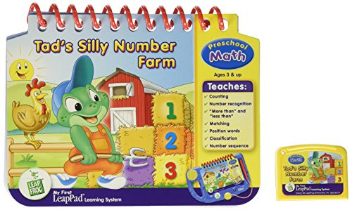My First LeapPad Pre-Math - Tads Silly Number Farm Interactive Book and Cartridge
