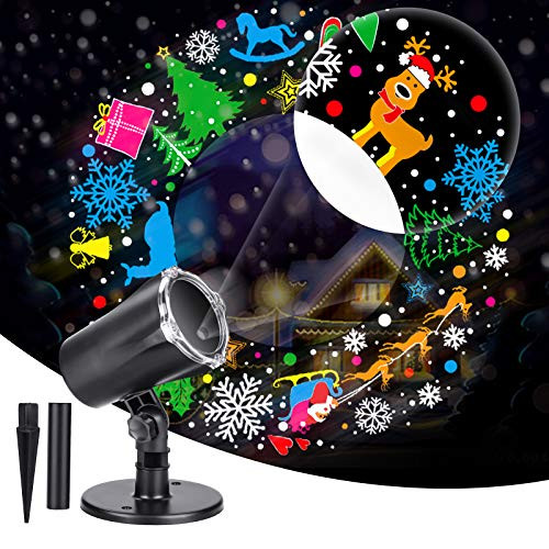 IIDEE Christmas Projector Light 3D LED 