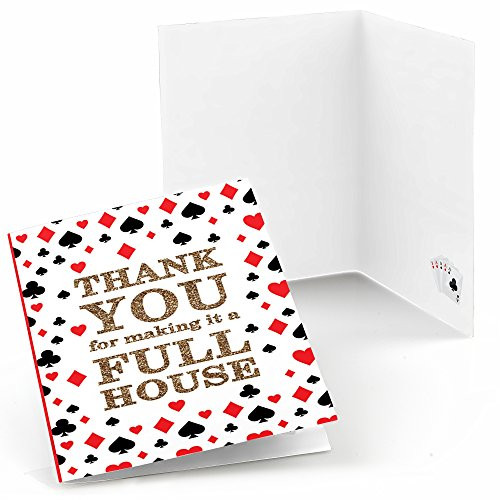 Las Vegas - Casino Party Thank You Cards (8 count)